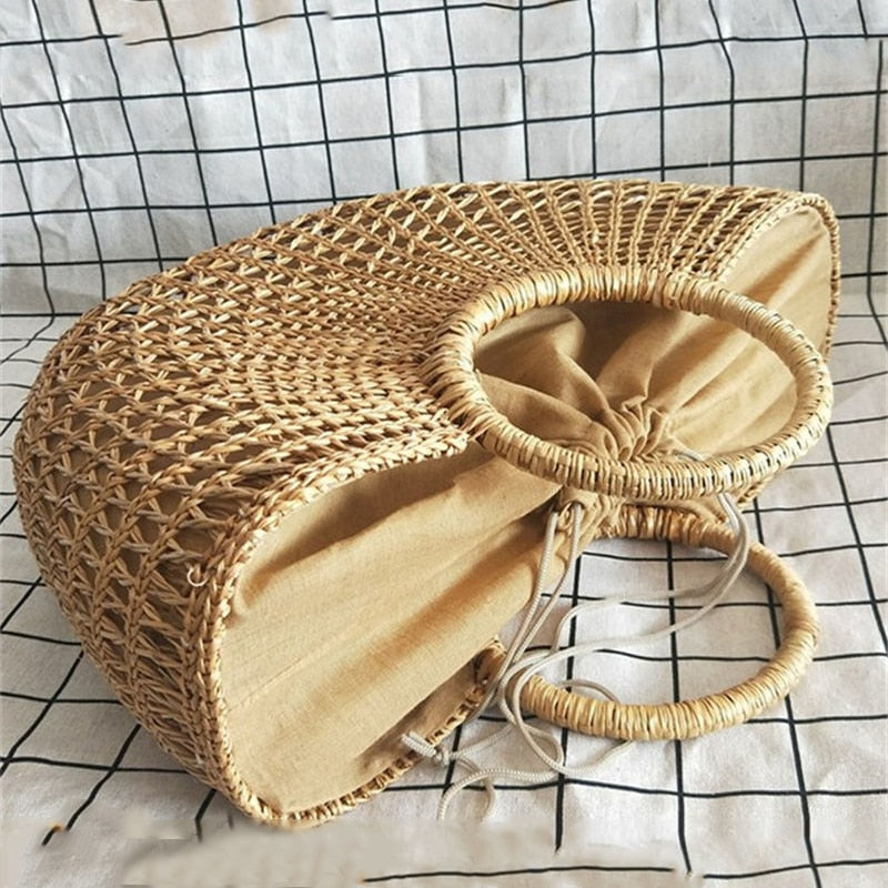bolsa de palha feminina kushi - Mulher Inova
