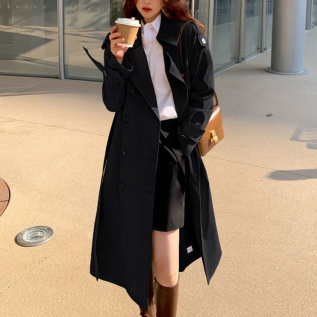 Sobretudo Feminino Longo com Faixa