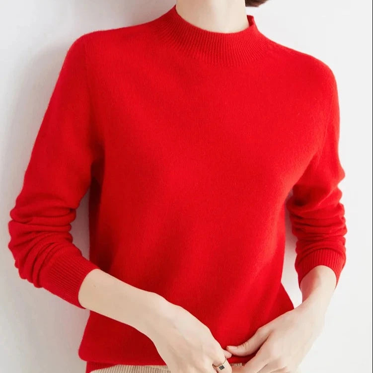 suéter minimalista feminino, suéter feminino minimalista, suéter feminino de la, suéter feminino de cashmere, Suéter Feminino Cashmere, suéter feminino, suéter de la feminino, suéter cashmere feminino, sueter de lã feminina. - www.mulherinova.com