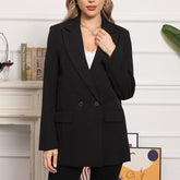 Blazer feminino alfaiataria preto. Blazer feminino. Blazer alfaiataria feminino. Blazer alongado feminino.