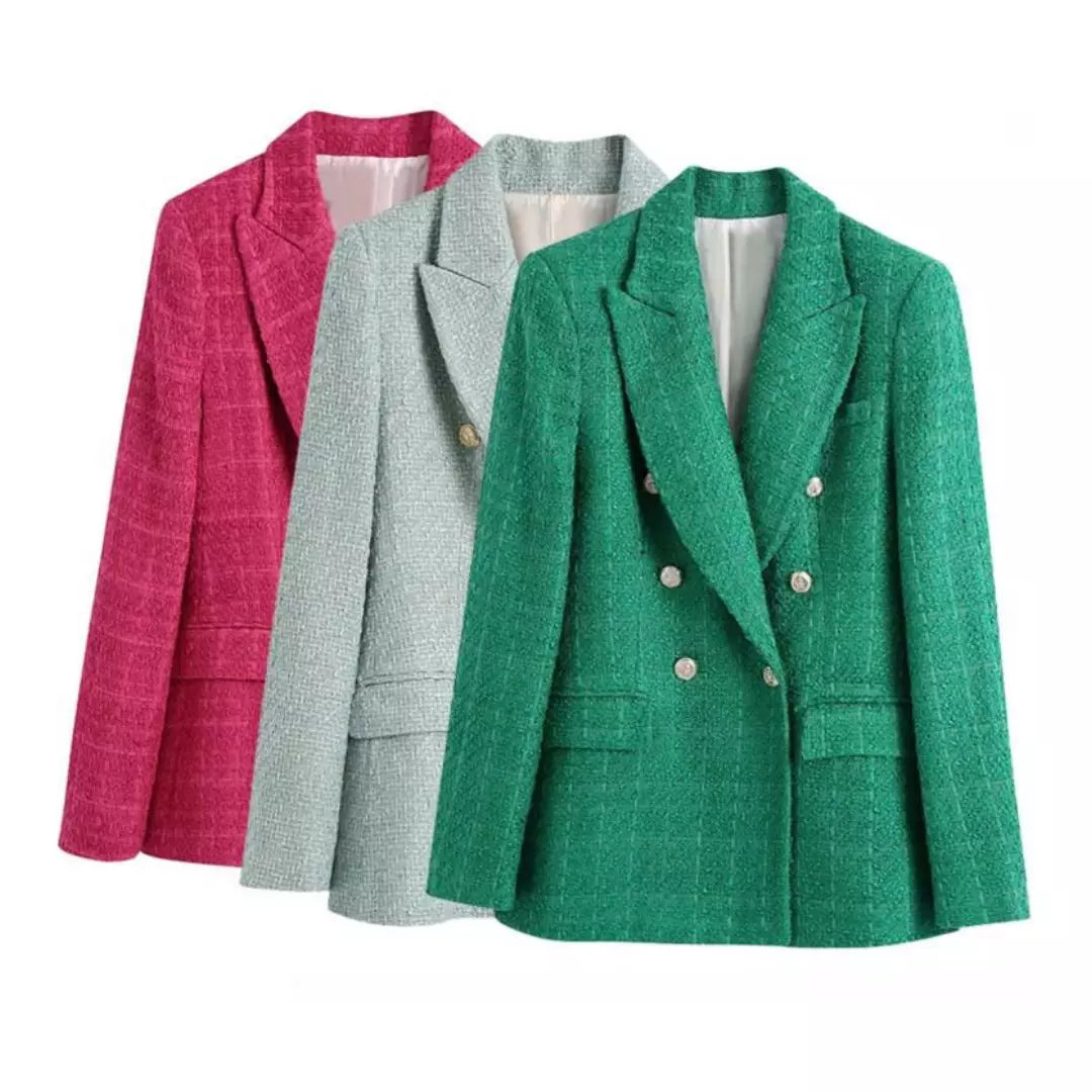 Blazer tweed feminino. Blazer feminino. Blazer alfaiataria feminino. Blazer feminino tweed.